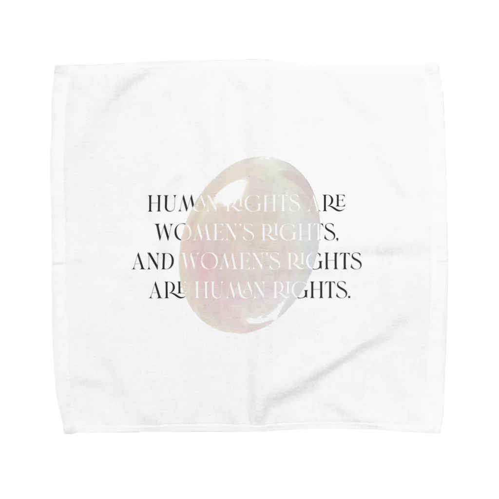 MONETのHUMAN RIGHTS ARE WOMEN RIGHTS , Towel Handkerchief