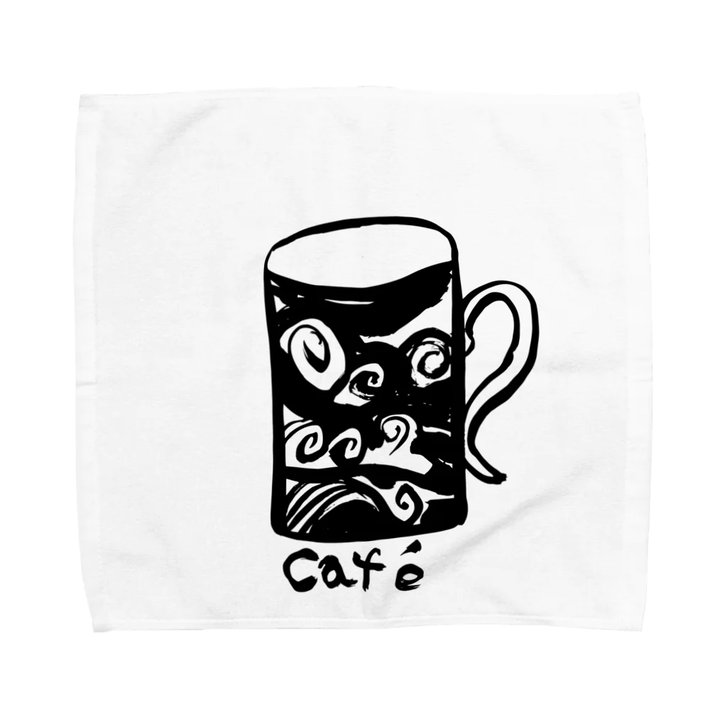 junsen　純仙　じゅんせんの JUNSEN（純仙）Hora del café　コーヒータイム　２０１８０１１０ Towel Handkerchief