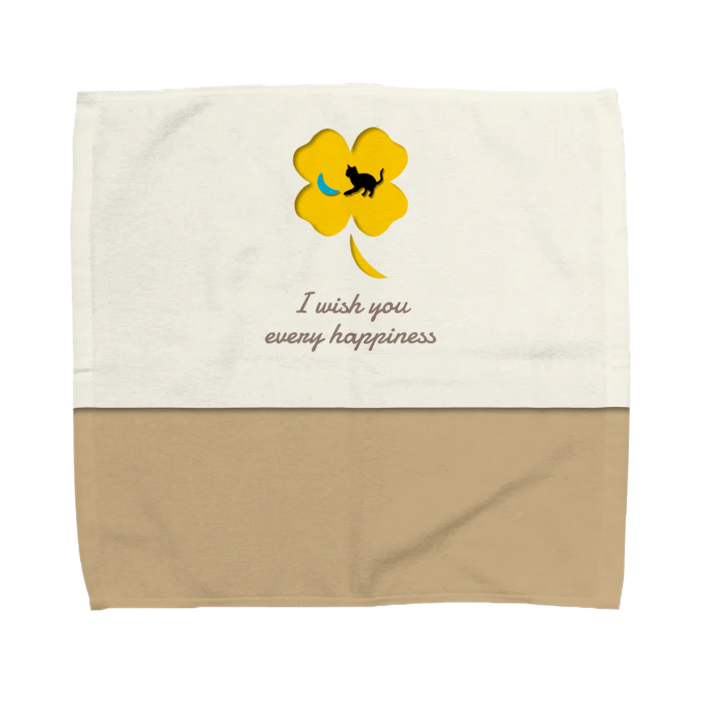 Jioperu's shopのHappy four-leaf clover Towel Handkerchief