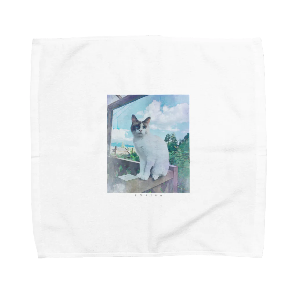 SoftBank465の猫 Towel Handkerchief