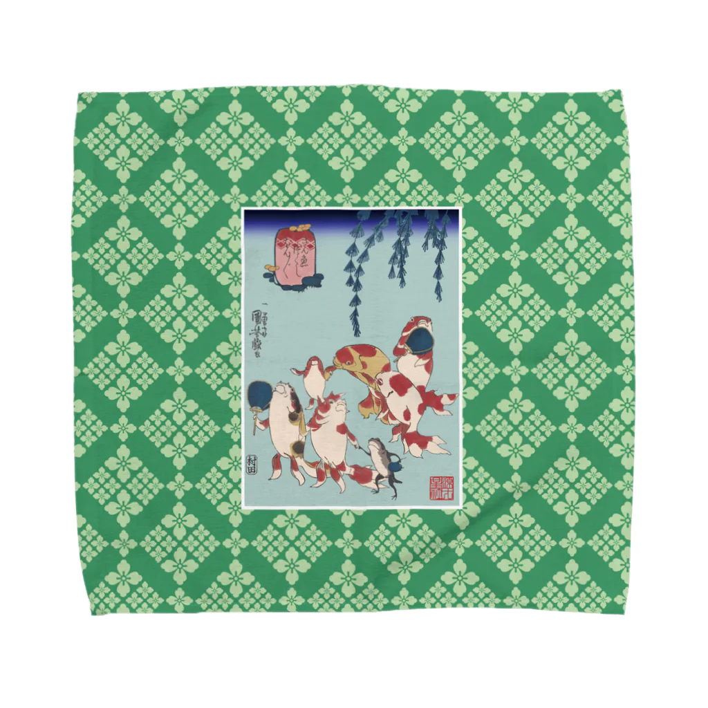 Rigelの金魚づくし ぼんぼん Towel Handkerchief