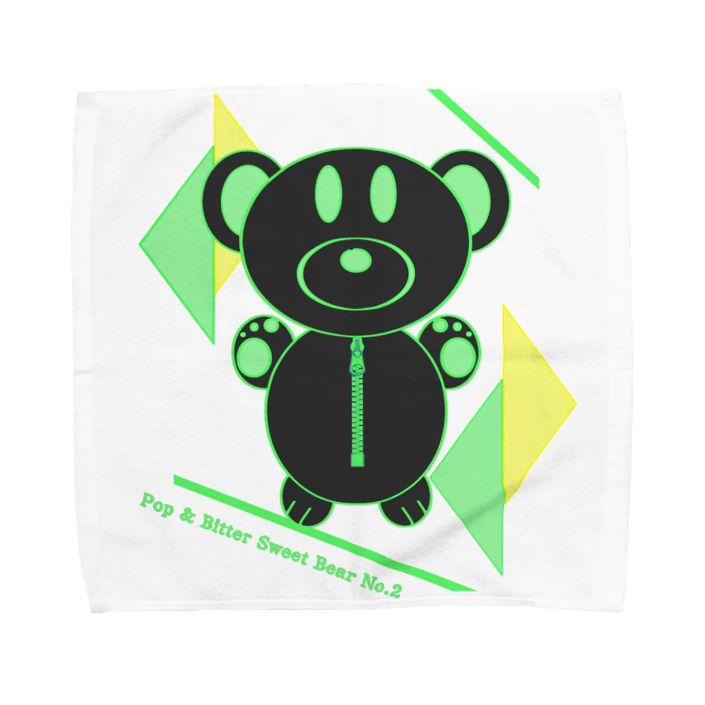 YOU THE WORLd 1号店のPop & Bitter Sweet Bear No.2 Towel Handkerchief