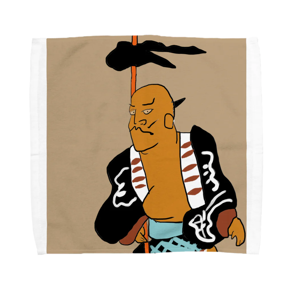 junsen　純仙　じゅんせんのJUNSEN（純仙）丸坊主の将 Towel Handkerchief