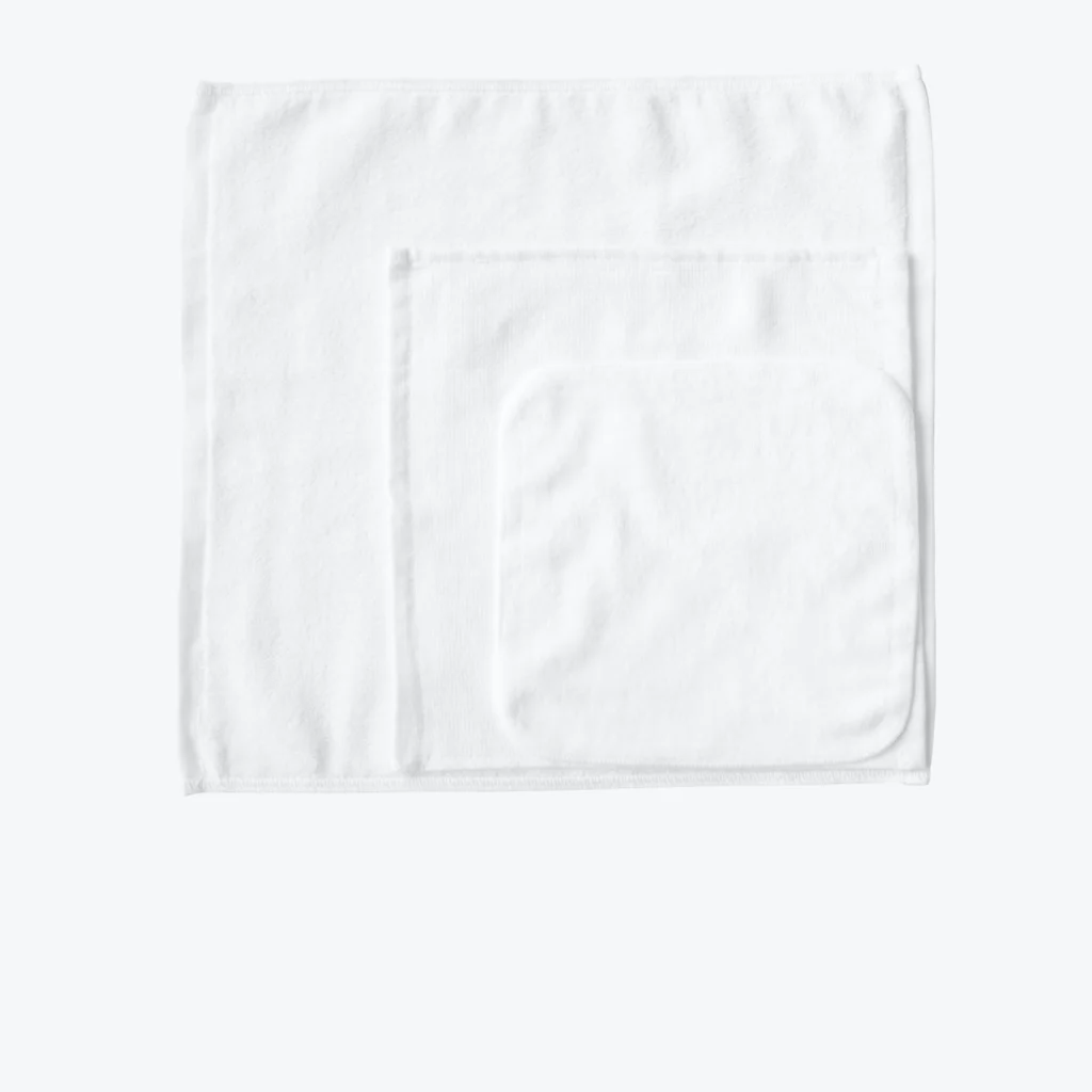 nicoroのREDVOLLEY  × nicoro (バレーボール×柴犬) Towel Handkerchief is 37 x 34cm in size L, 20 x 20cm in size S