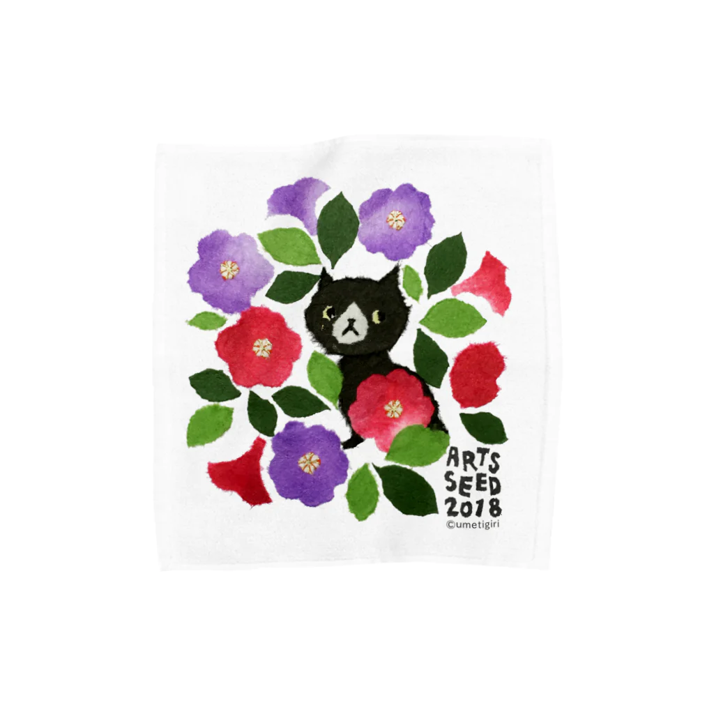 ARTS SEED OKITAMA 2019のASO2018×ウメチギリ ペチュニアとワタシ Towel Handkerchief