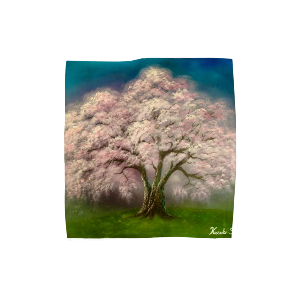 Shingo Kazuko's SHOPのCherry Blossoms Towel Handkerchief