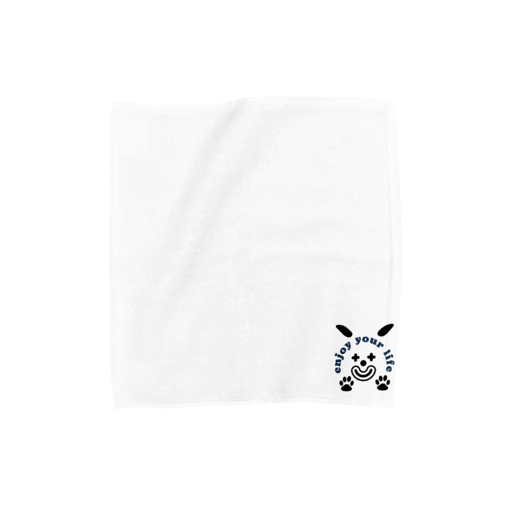 びみょかわアニマルのピエロ犬 Towel Handkerchief
