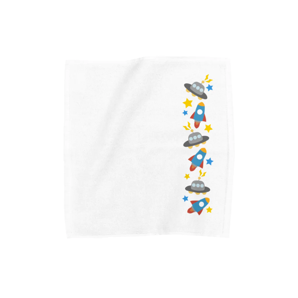 つきしょっぷのゆーふぉー Towel Handkerchief