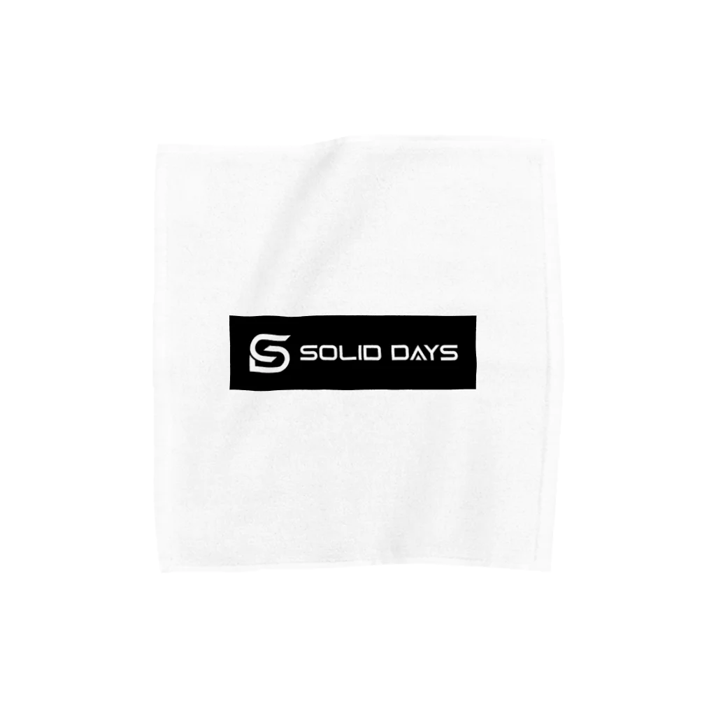 SOLID DAYS グッズショップのSOLID DAYS 2019 ボックスロゴ タオルハンカチ