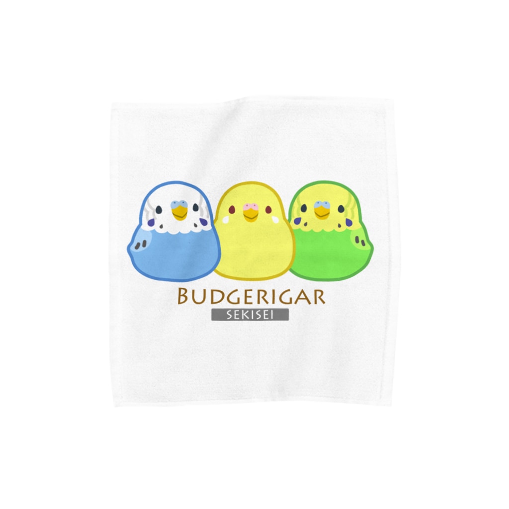 TeaDrop.Cのセキセイインコ Towel Handkerchief
