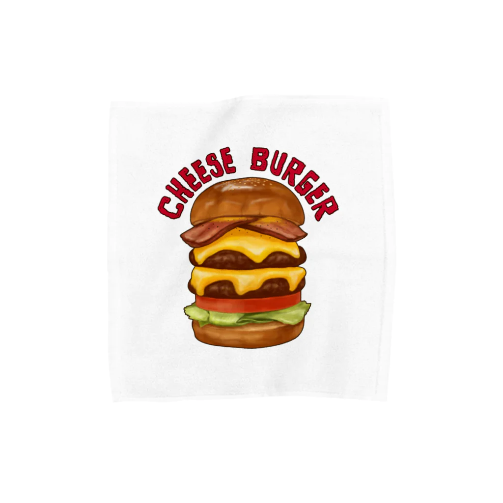 すとろべりーガムFactoryのチーズバーガー Towel Handkerchief