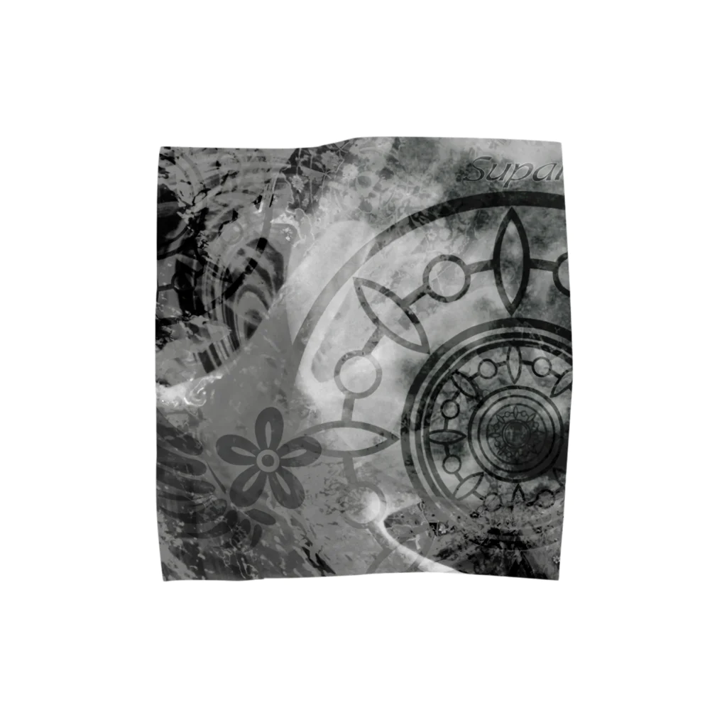 suparnaのCOSMOS　手を伸ばせば宇宙　モノクロ Towel Handkerchief