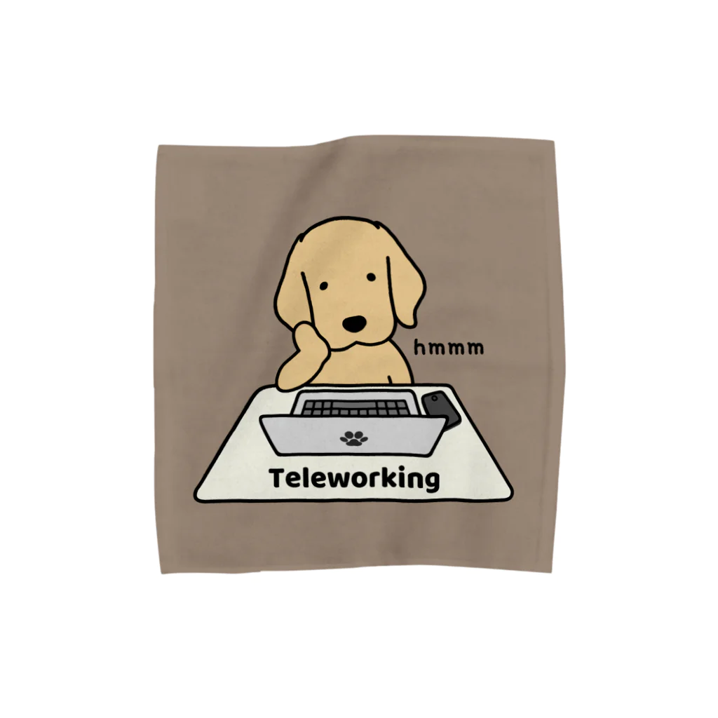 efrinmanのテレワーク Towel Handkerchief