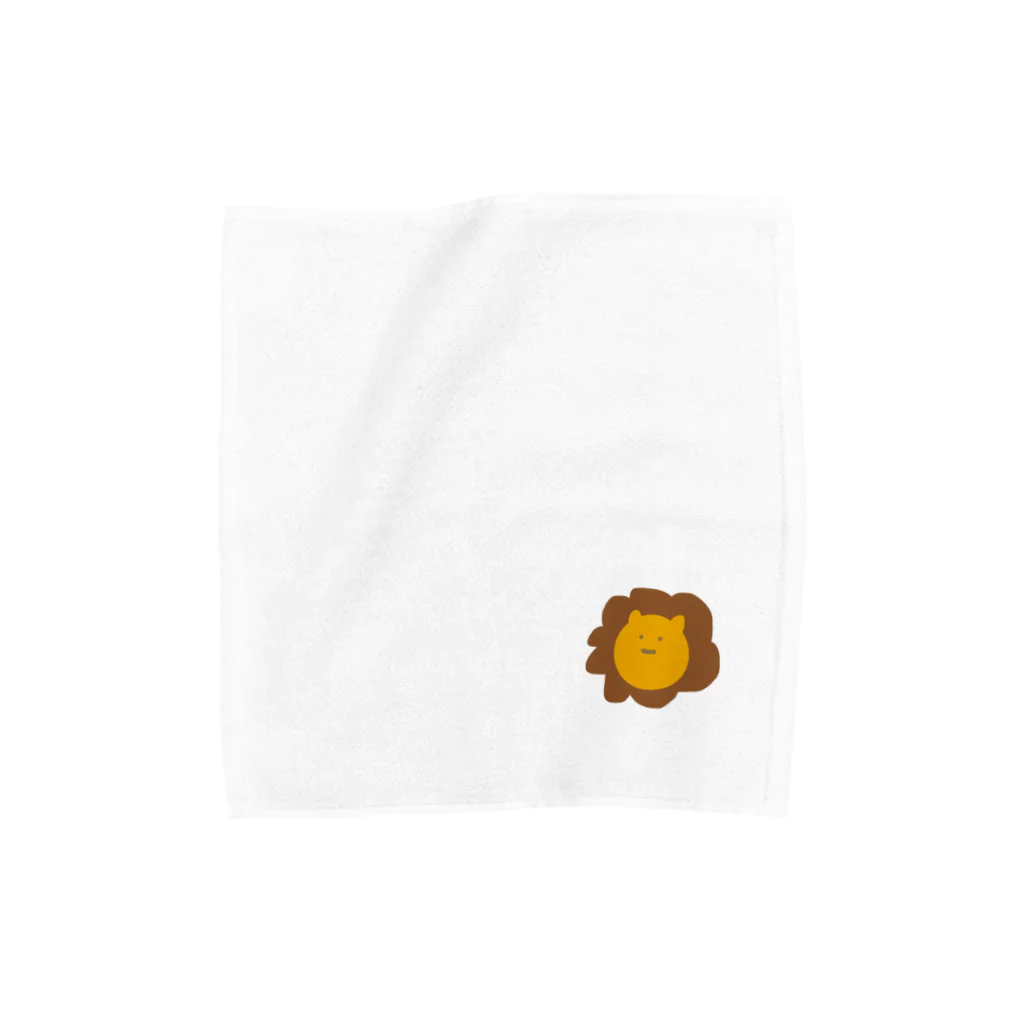 らくがきノートのらいおんがおがお Towel Handkerchief