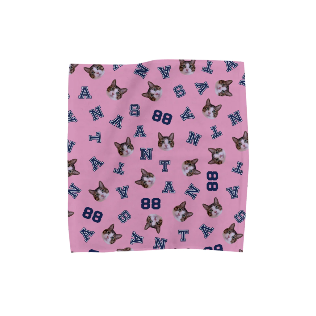 まいにちサン太ですぅのまいにちサン太88ピンク Towel Handkerchief