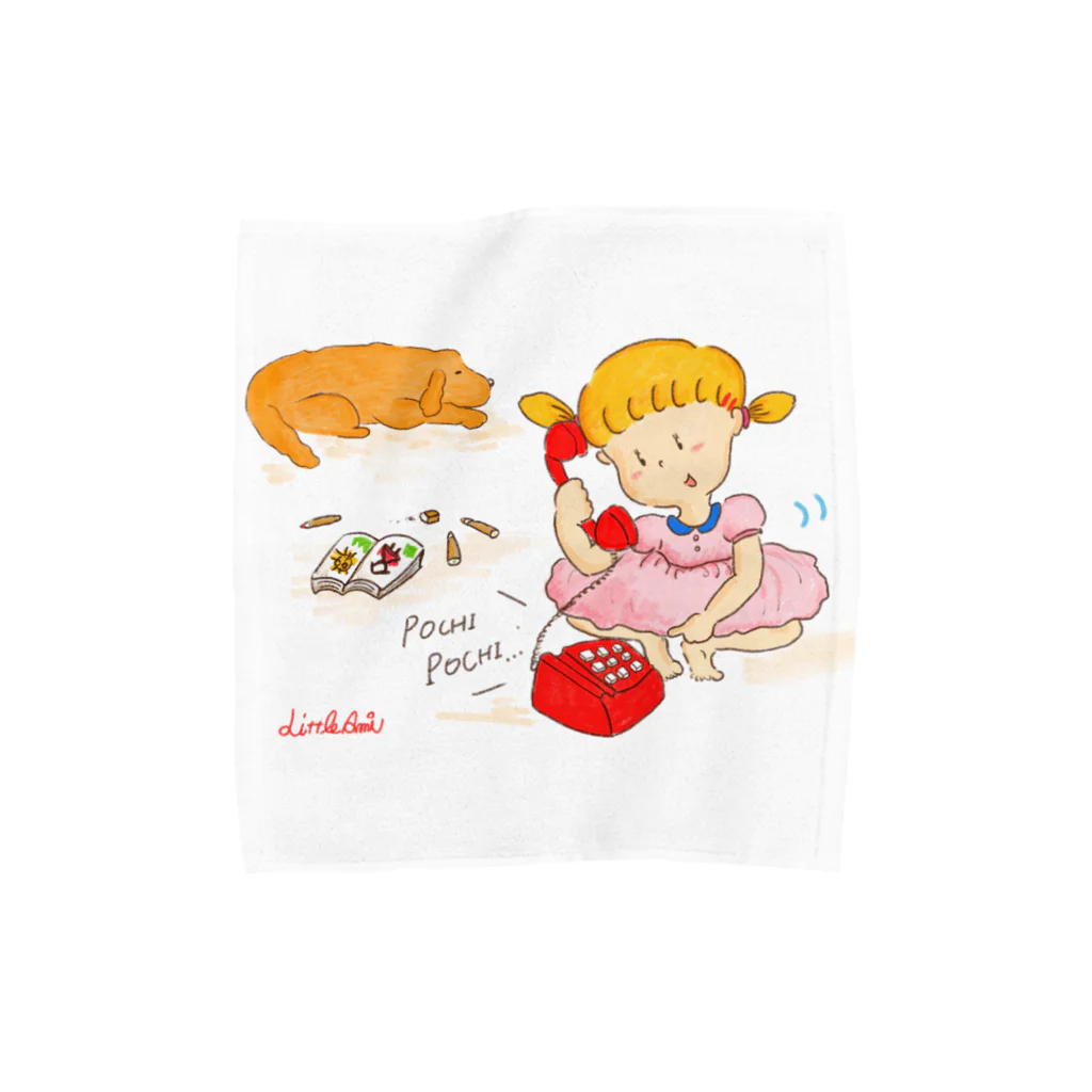 LittleAmi(リトルアミ)のでんわあそび Towel Handkerchief