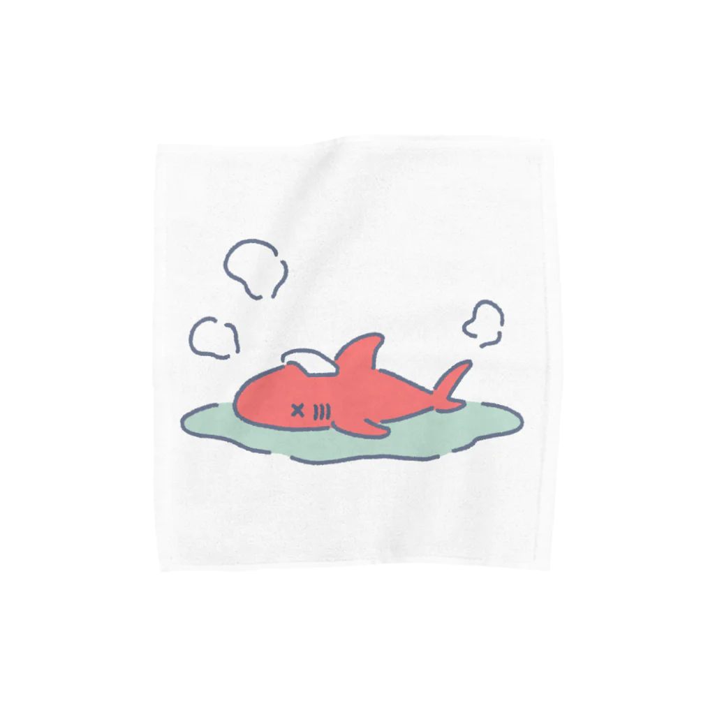 サメ わりとおもいののぼせたサメ Towel Handkerchief