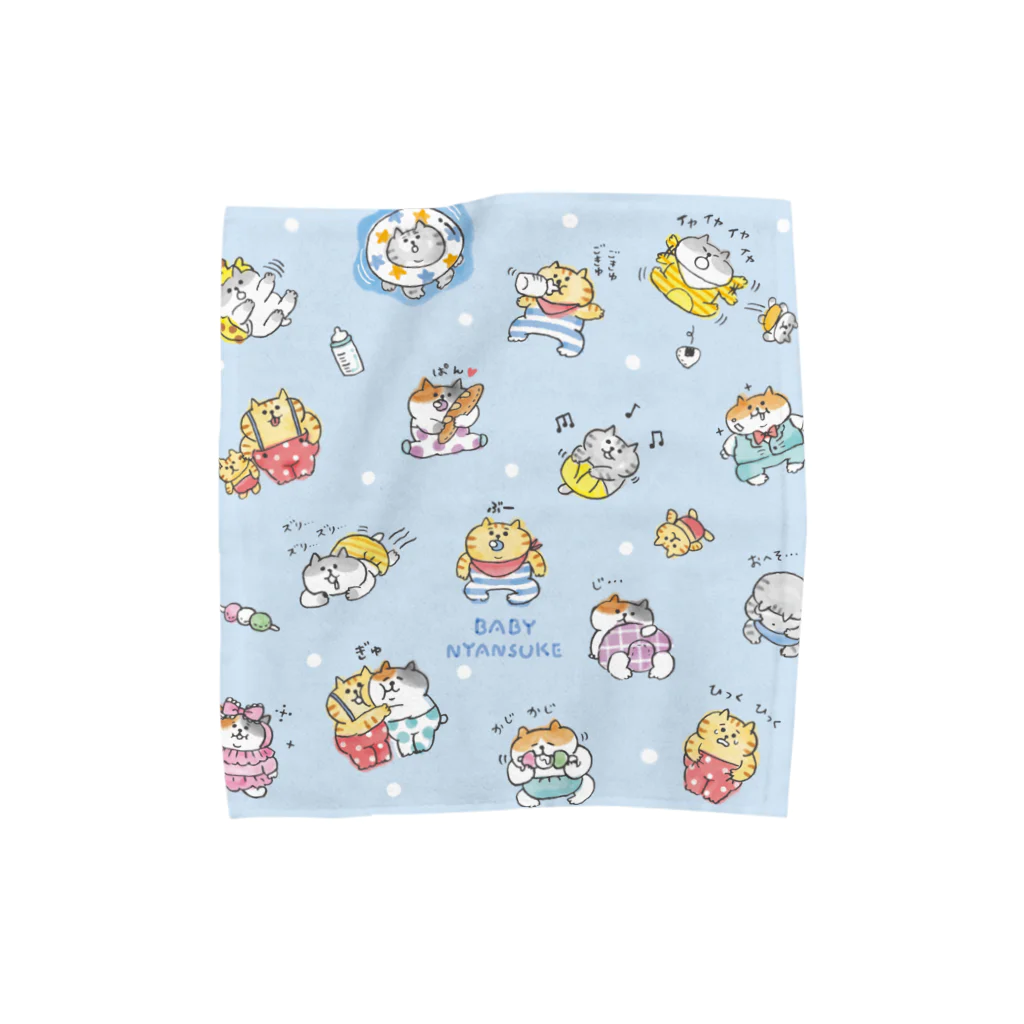 ごろごろにゃんすけのごろごろにゃんすけ〈ベイビー〉 Towel Handkerchief