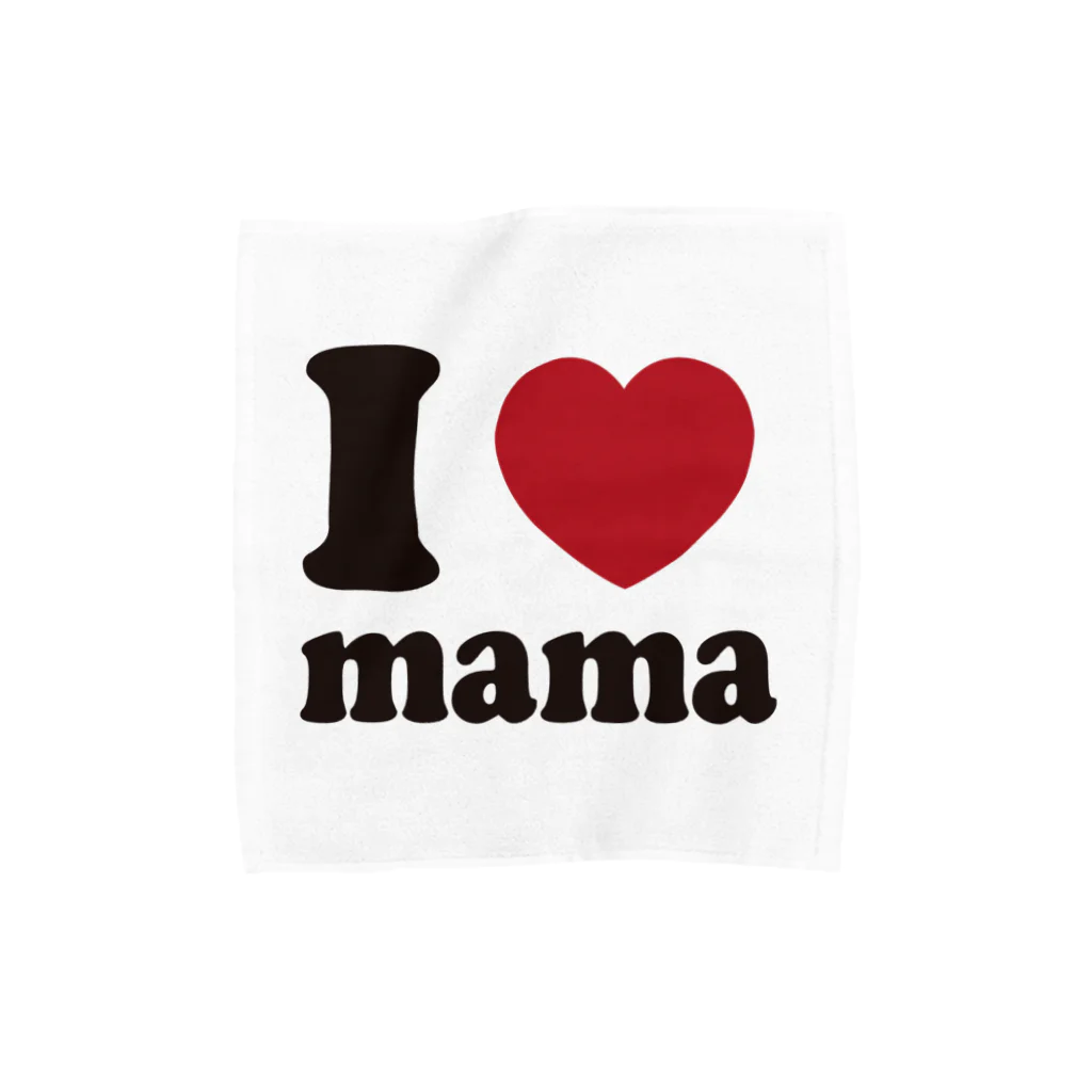 キッズモード某のI love mama Towel Handkerchief