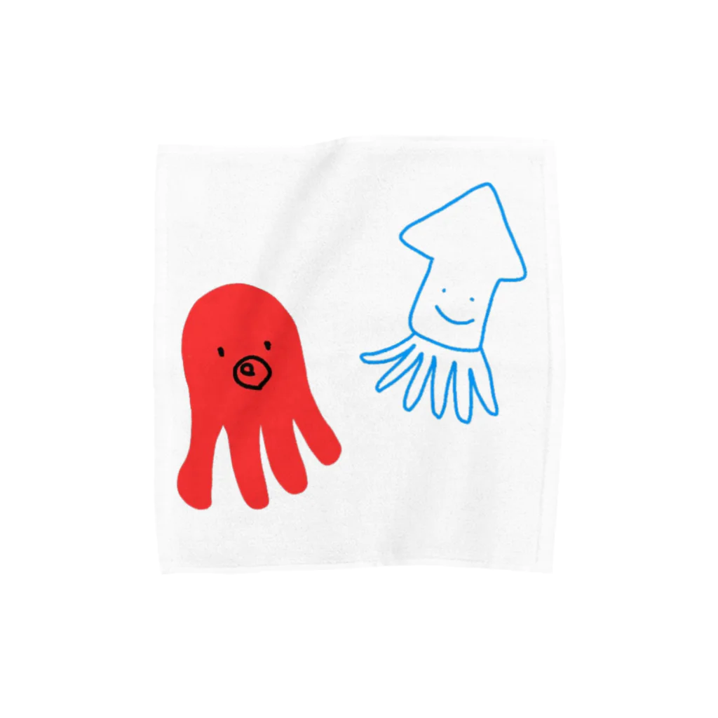 ドラセナのイカタコさん Towel Handkerchief
