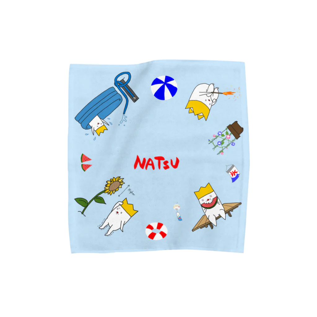 筆ぺん デザイン ショップの夏の王子 Towel Handkerchief