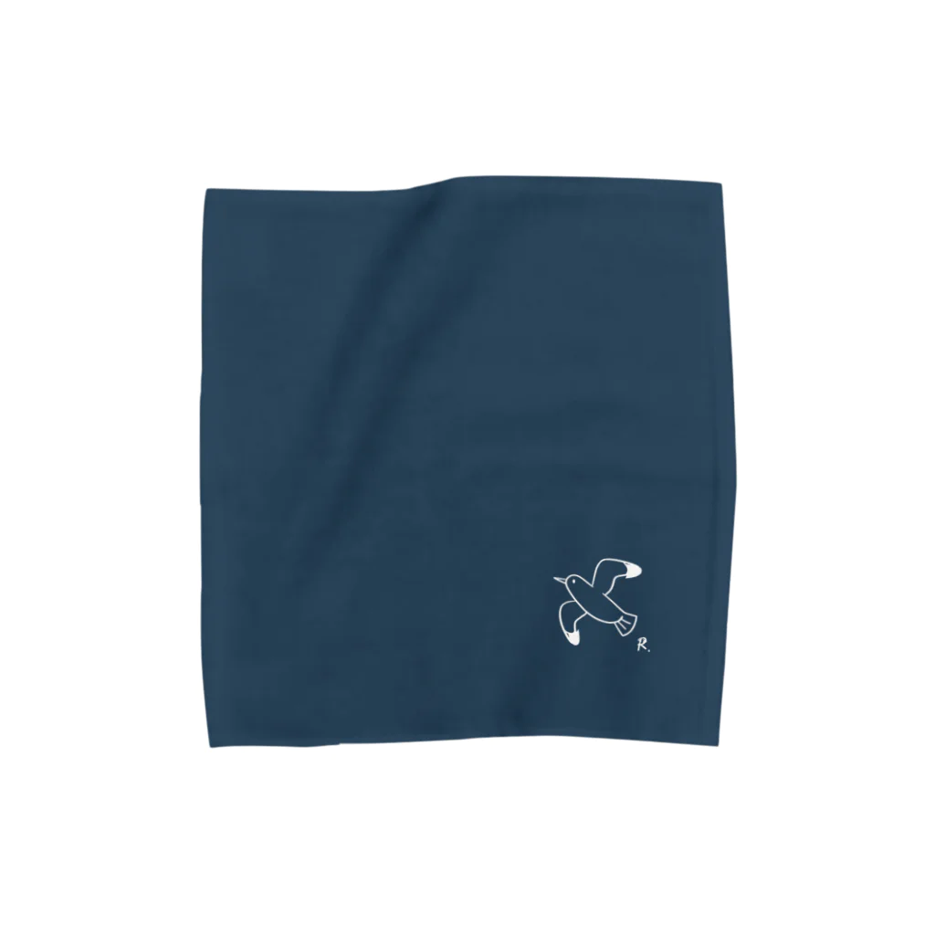 Ohashi Ryokoのかもめ(White) Towel Handkerchief