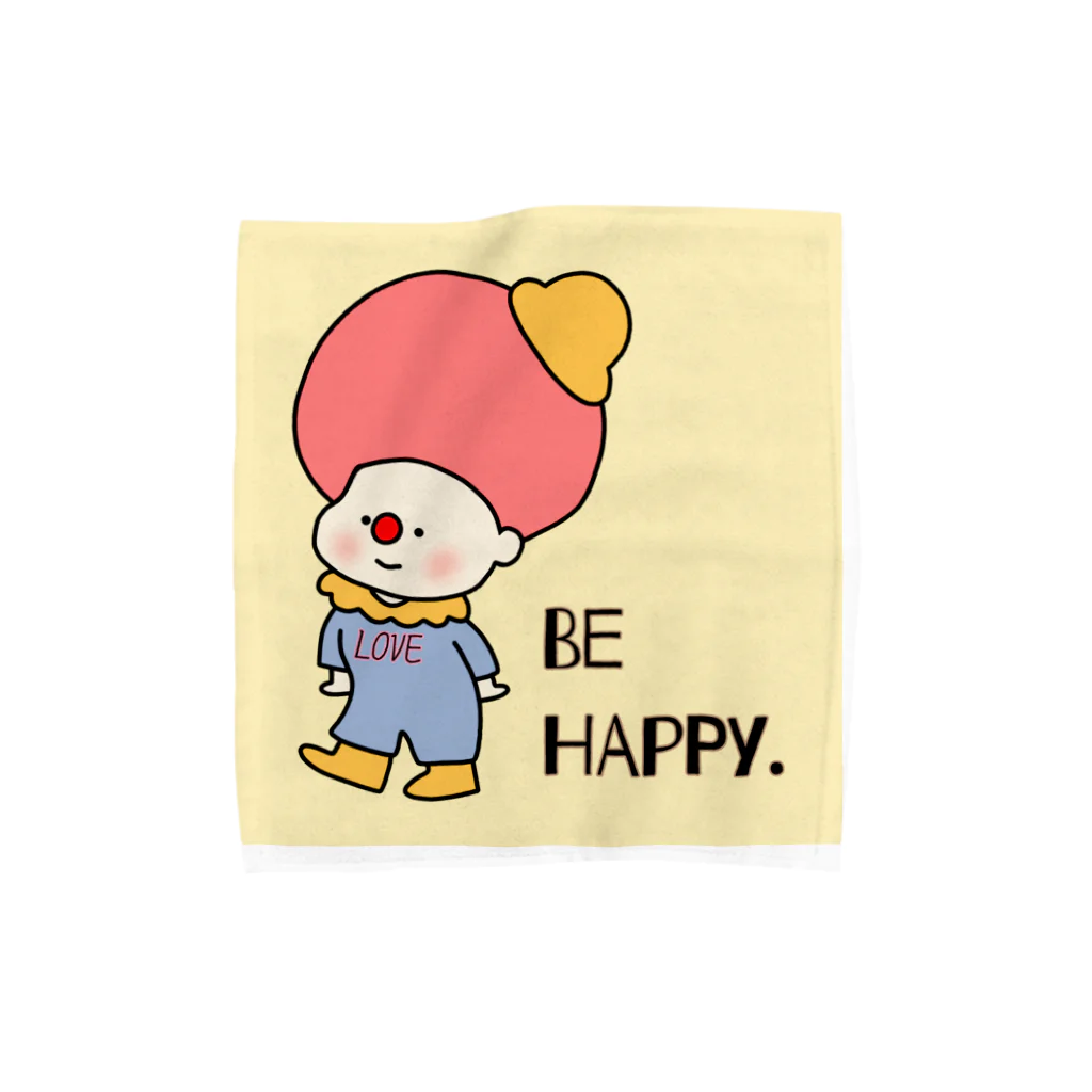 Kana's yururi ギャラリーのBE HAPPY. Towel Handkerchief