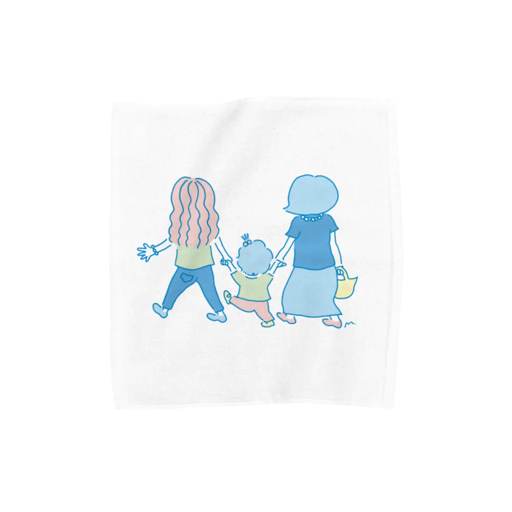 引ききき出し屋のlovely family Towel Handkerchief