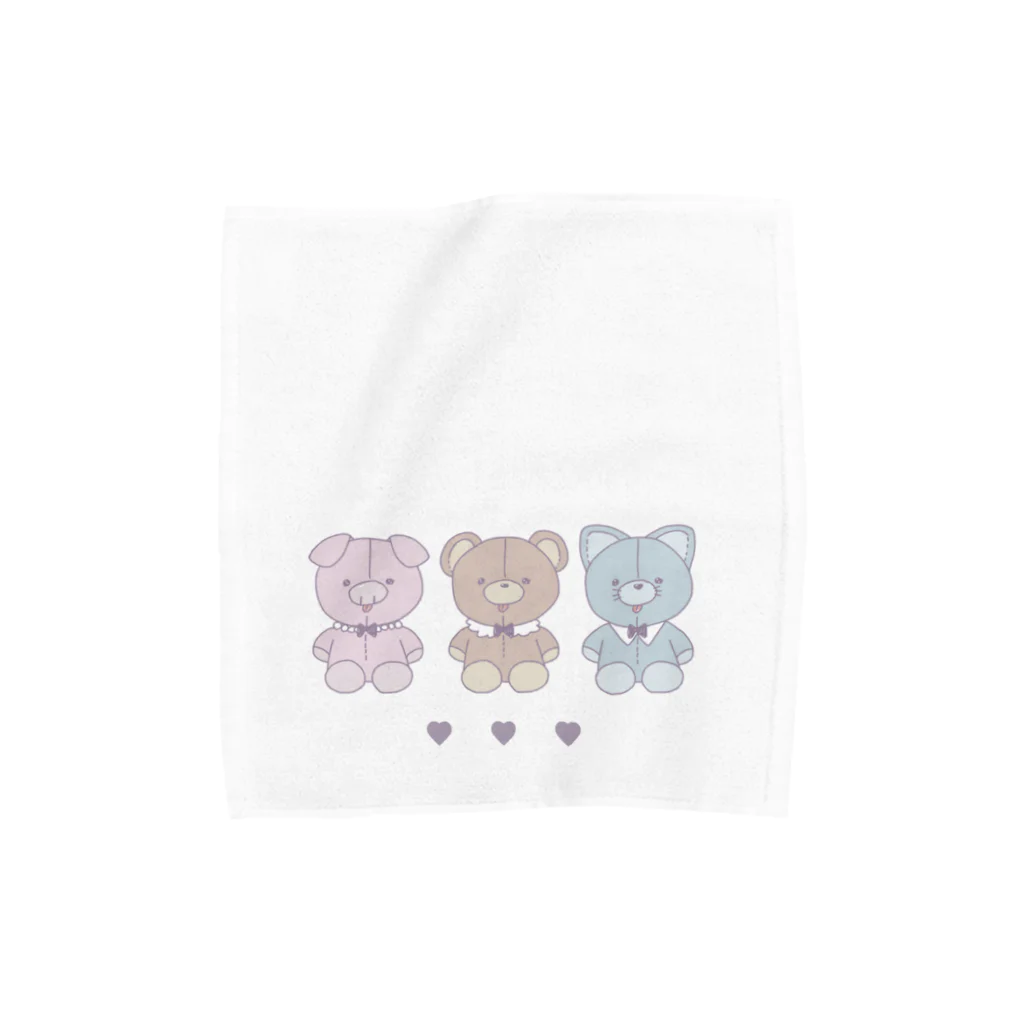 Nap time のplush toy Towel Handkerchief