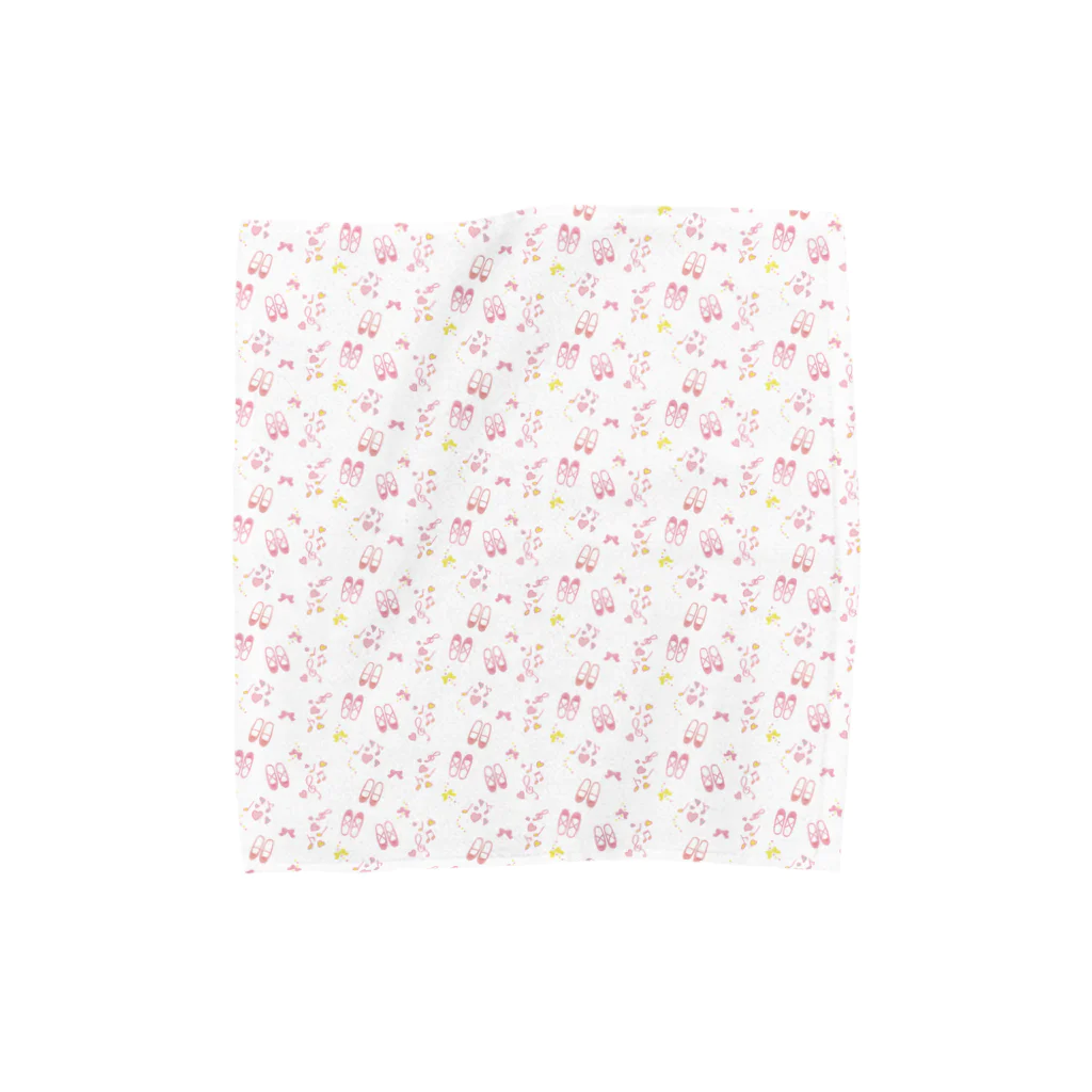 K's Jewelsのバレエ柄透明 Towel Handkerchief