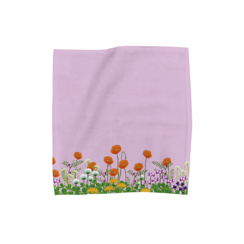 Drecome_Designの野の花 春2 Towel Handkerchief