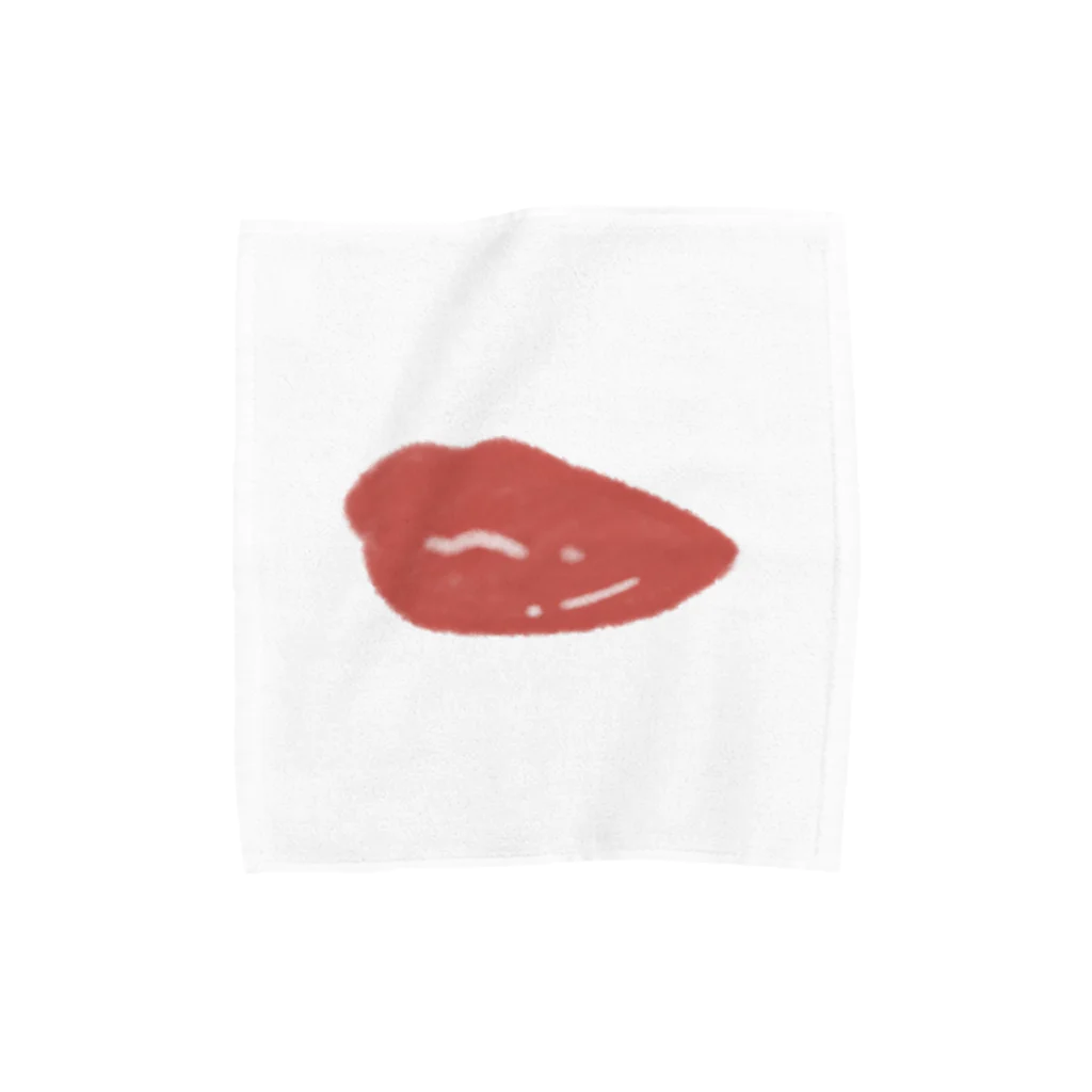 ビタミンDのプルプルくちびる Towel Handkerchief