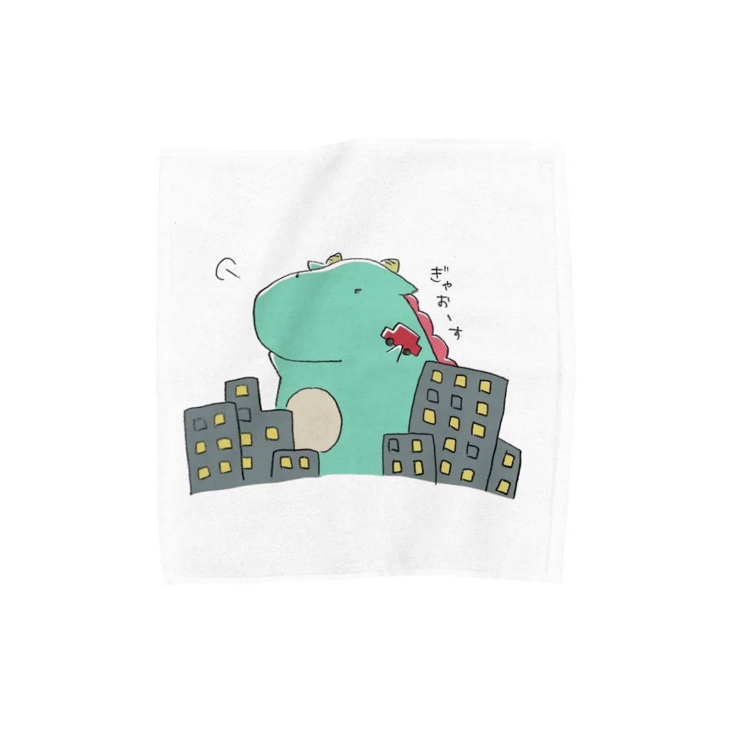 たつくんSHOPの侵略たつくん Towel Handkerchief