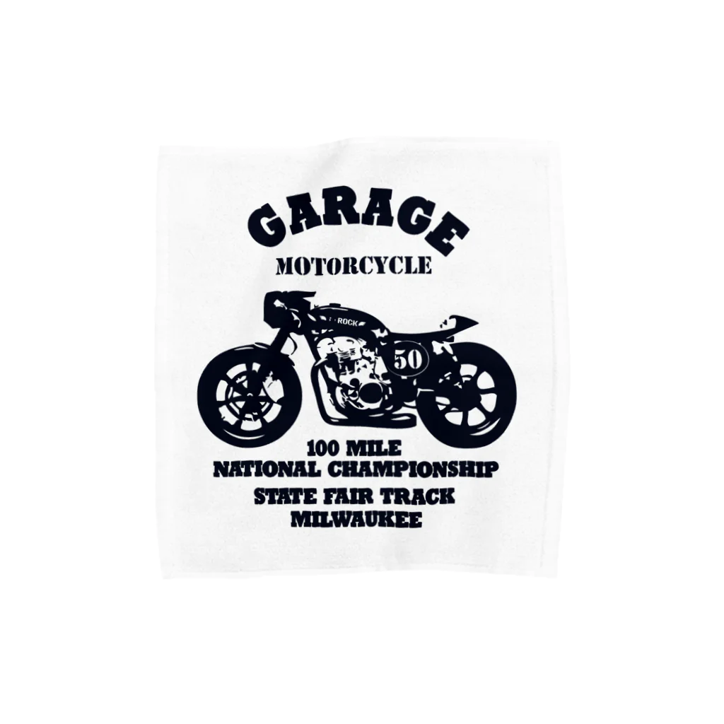 キッズモード某の武骨なバイクデザイン Towel Handkerchief