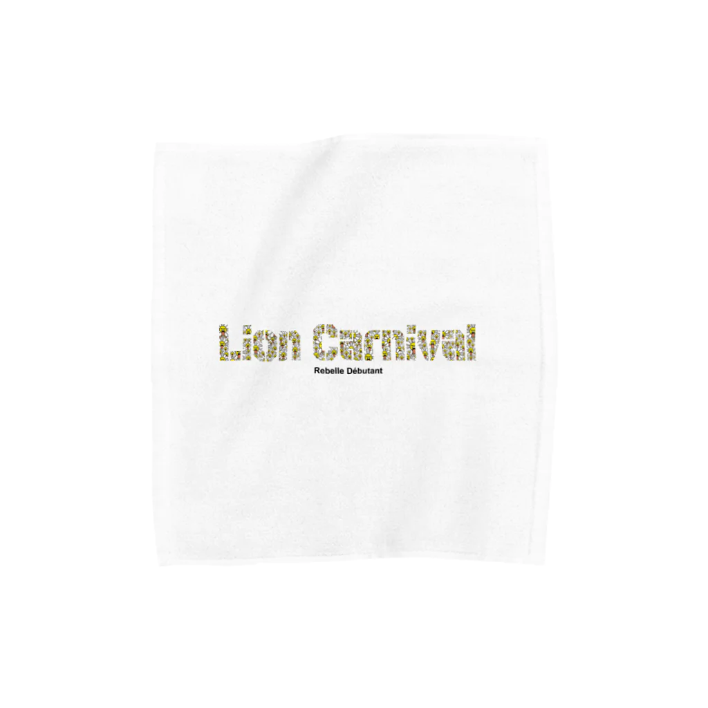 Rebelle DébutantのLion Carnival LogoOnly（淡色ver） Towel Handkerchief