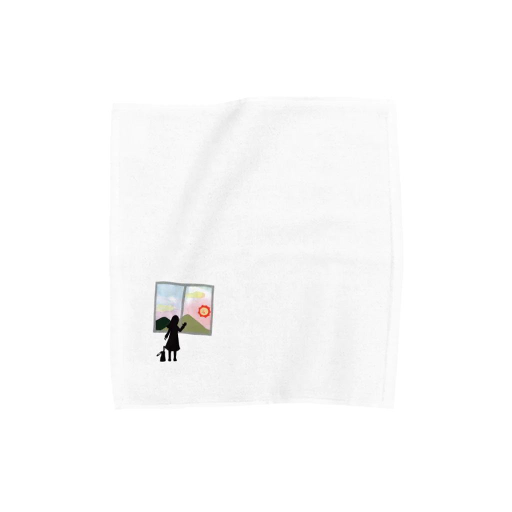 うたかたコトコトの夕焼けとマダムハンカチ Towel Handkerchief