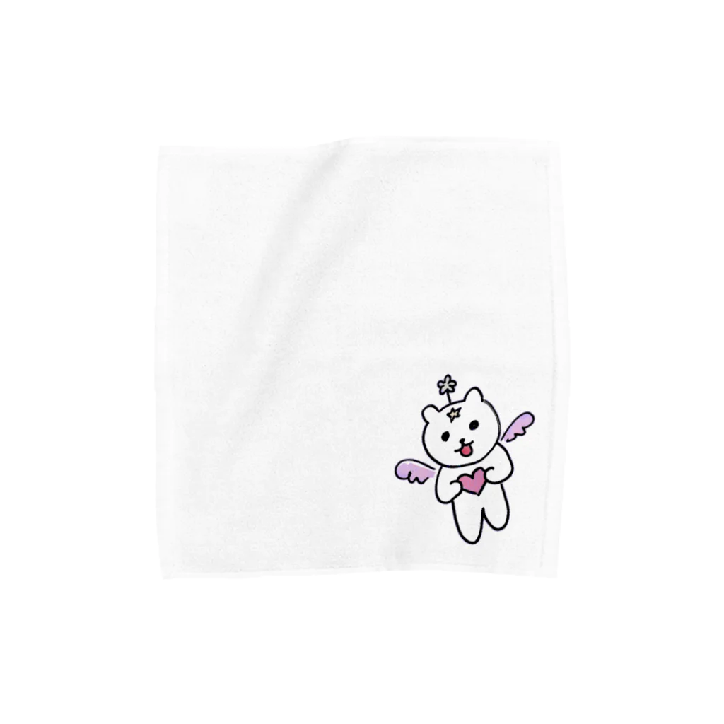 ココロの修理屋さん🔧の虹くま🌈透明 Towel Handkerchief