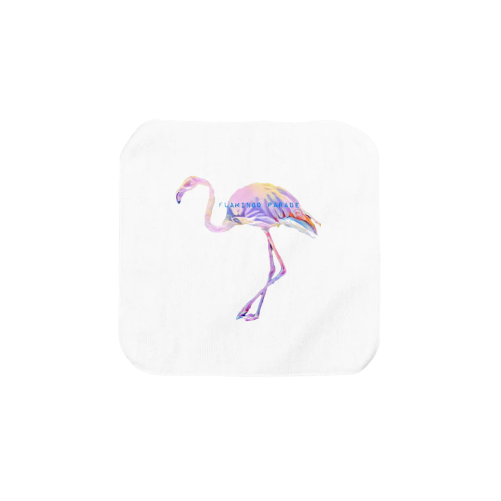 Flamingo ParadeのFlamingo Parade Towel Handkerchief