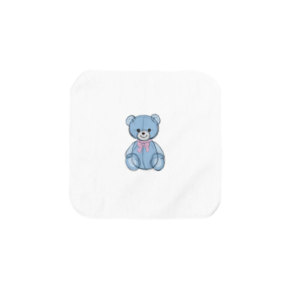 Aya FujiiのBlue Bear タオルハンカチ