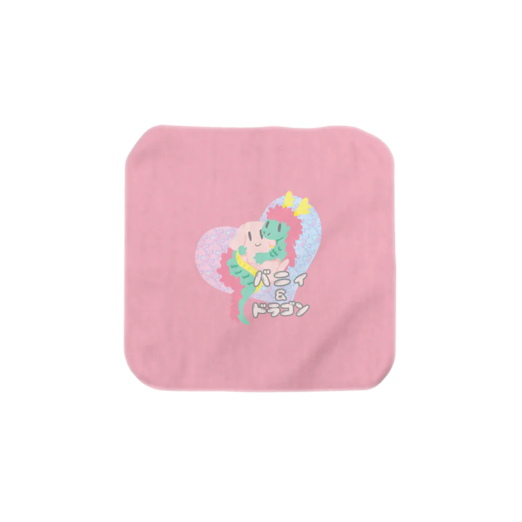 ari designのゆめかわいいバニィ＆ドラゴン Towel Handkerchief