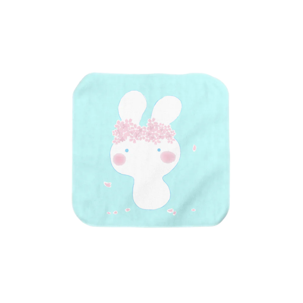 うさぽっぽの桜うさぽっぽ Towel Handkerchief