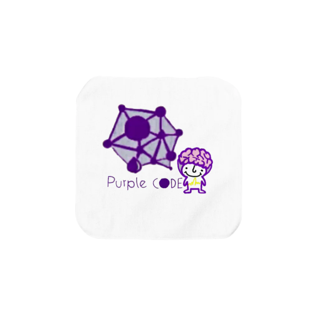 NPO法人 Purple Codeのむらさき　のうさま2　雑貨 タオルハンカチ