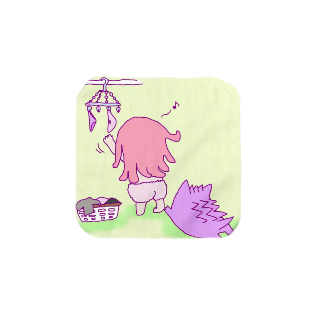 🍒CHERRY720🍒のおせんたく Towel Handkerchief