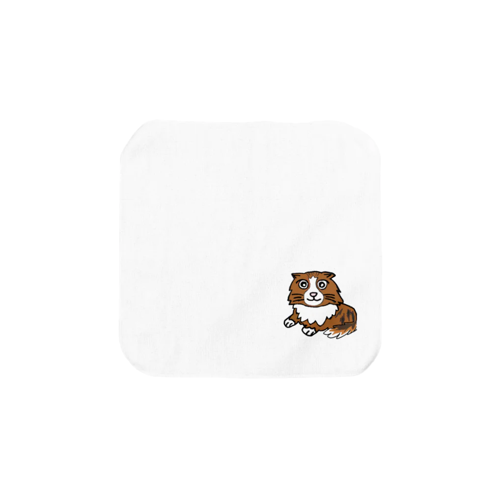 Lynx and Bonitoの最近見かけるねこ Towel Handkerchief
