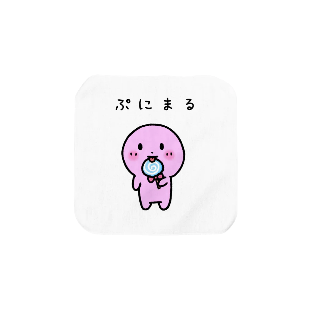 うさぎまるえkawaiishop のまるまる兄弟『ぷにまるペロキャン』 Towel Handkerchief