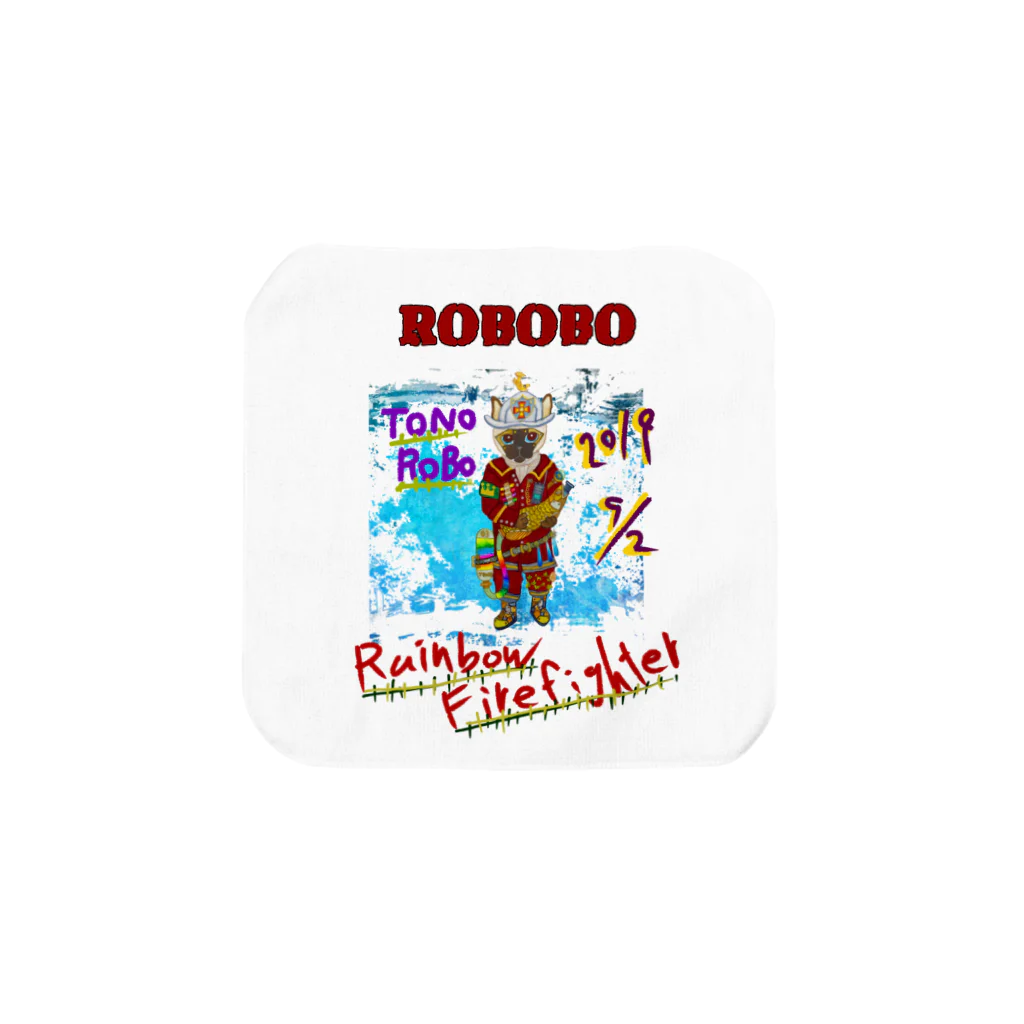 ねこぜや のROBOBO🤖「トノロボ」 Towel Handkerchief