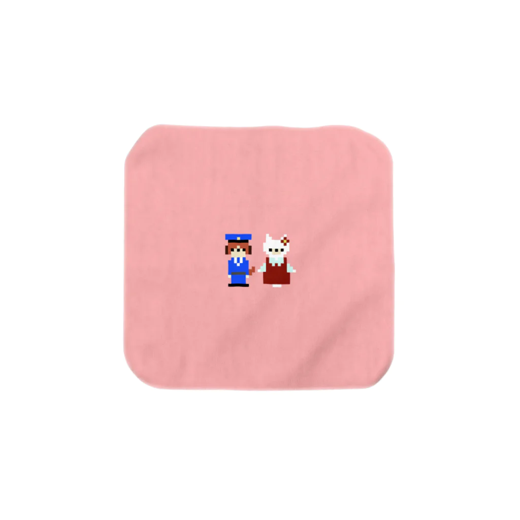 しゃんぶるだんふぁんの犬のおまわりさんと迷子の子猫ちゃん Towel Handkerchief