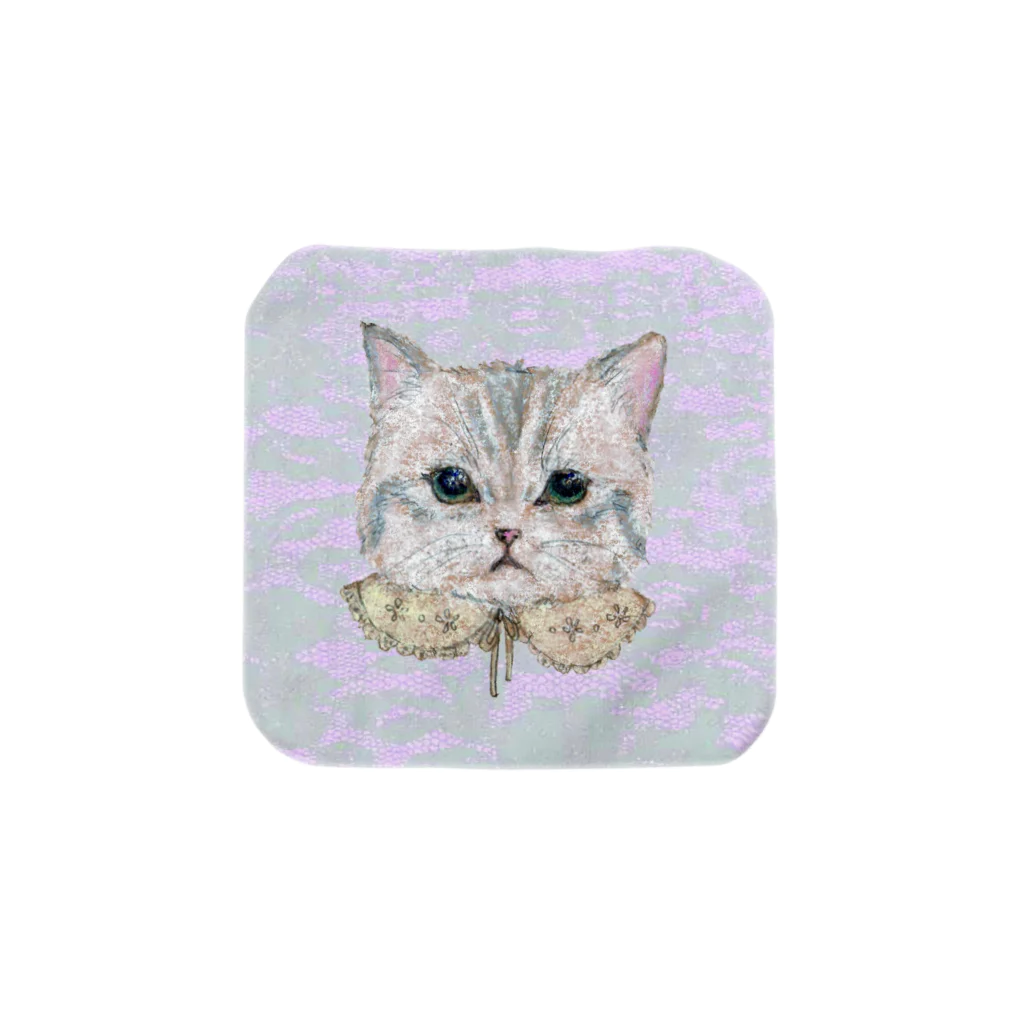 erichandmade × eric_joy_のおめかしねこ Towel Handkerchief