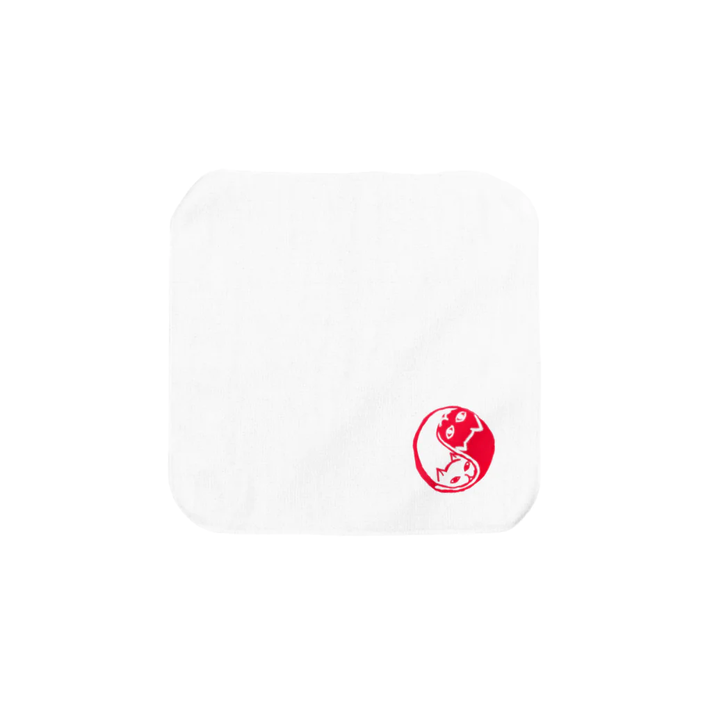 LsDF   -Lifestyle Design Factory-のチャリティー【Yin&Nyan】パッチリスタイル Towel Handkerchief