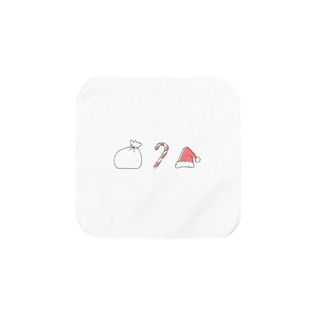 unococo Illustration Shopのサンタセットなイラスト Towel Handkerchief